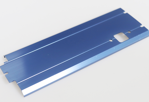 CNC Machined Blue Anodized Aluminum Extrusion Series