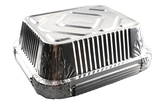 fast food disposable aluminum foil container for food