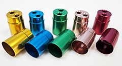 Aluminum profile anodizing process creating protective oxide layer