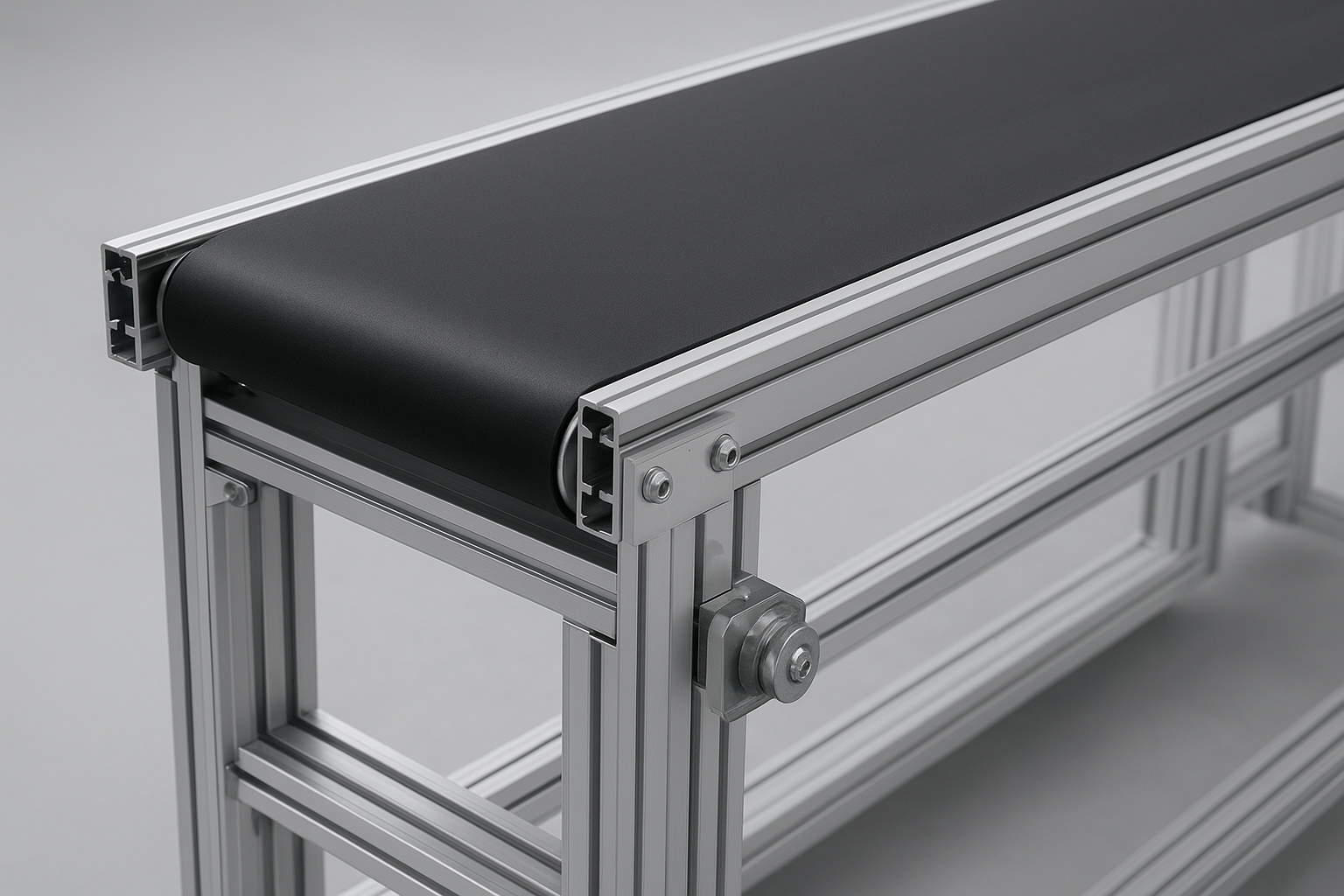 Aluminum profile conveyor belt frame