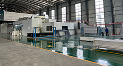 Aluminum profiles with fluorocarbon coating in production line