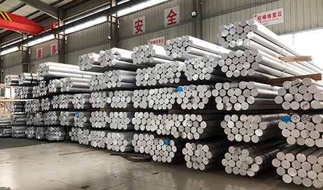 Sufficient raw material inventory of aluminum rods such as 6061/6063