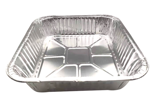food grade aluminum foil tray with plastic lids for storage