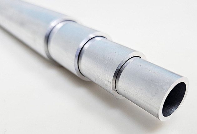 Adjustable telescopic aluminum round tube for structural and DIY applications