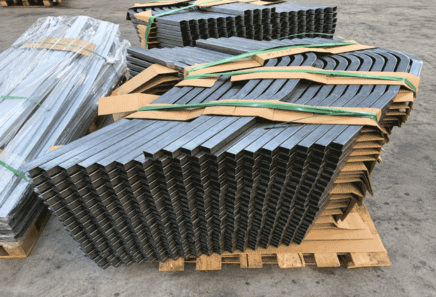 black-double-bent-aluminum-profile