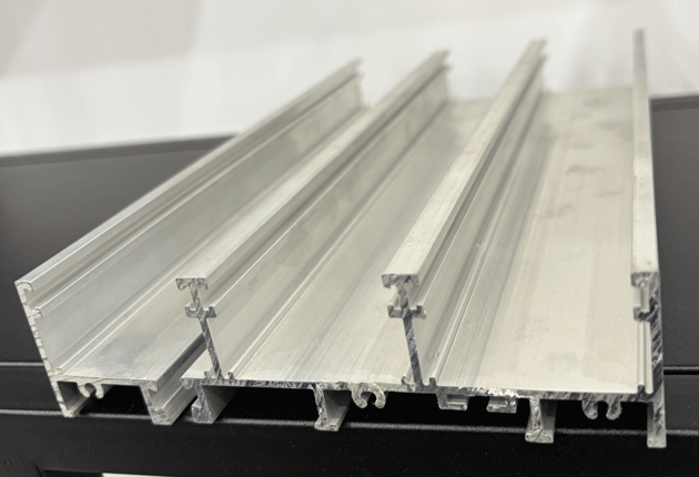 custom 3-slot aluminum profiles