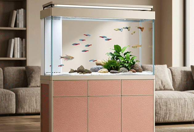 Custom rectangular aluminum profiles for large indoor fish tanks
