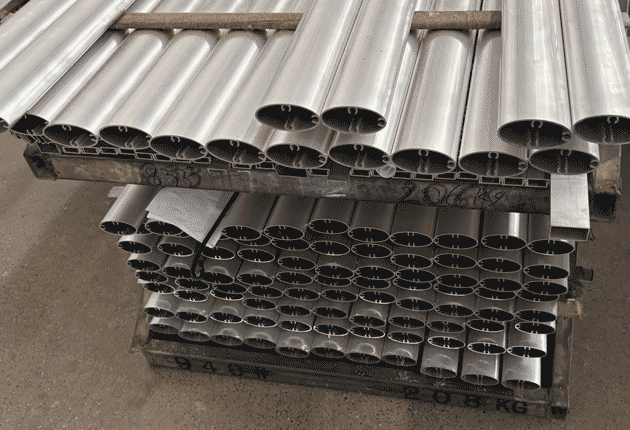 customized oval aluminum tube