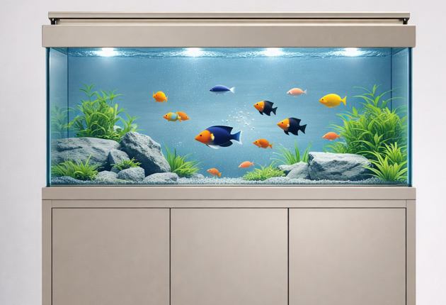  Luxury Modern Smart Large Rectangular Home Aquarium (Aluminum Profile)