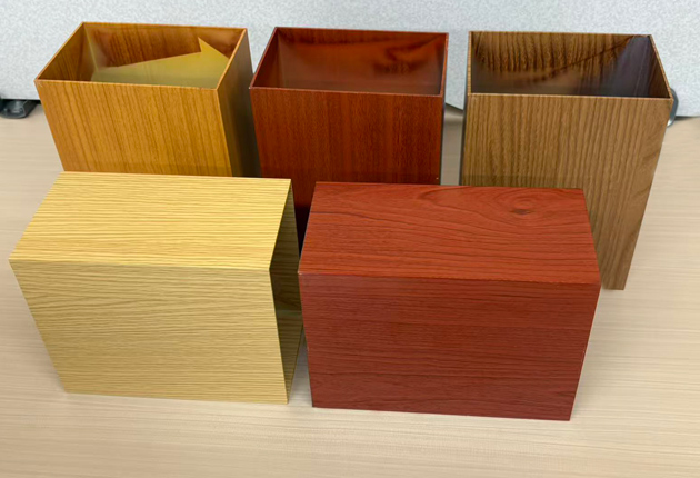 Wood-Grain Transfer Aluminum Square Tube