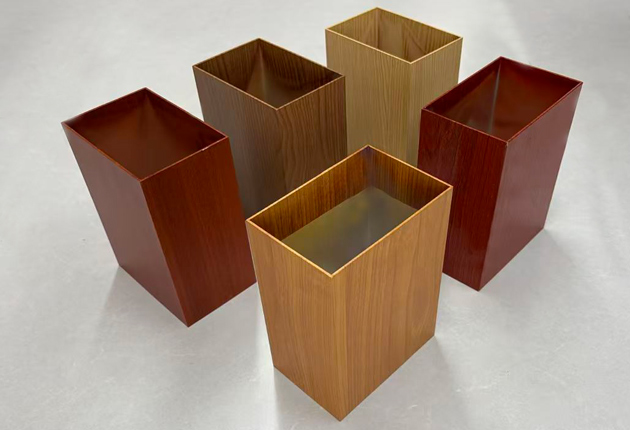 Wood-Grain Transfer Aluminum Square Tube