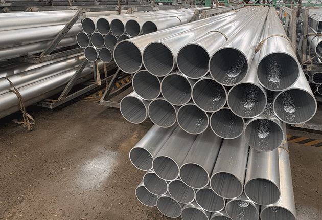 custom aluminum round tube