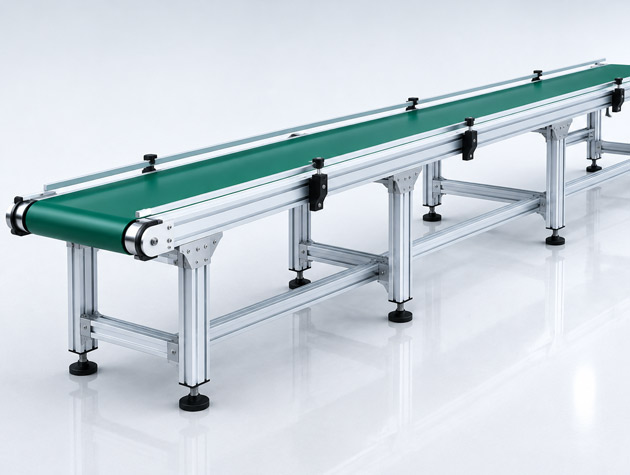 Application Case: Aluminum Profiles in Aluminum-Framed Flat Belt Conveyor Systems