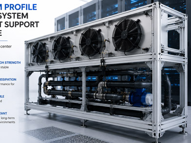 Aluminum Profiles in AI Data Center Cooling System Equipment Supports