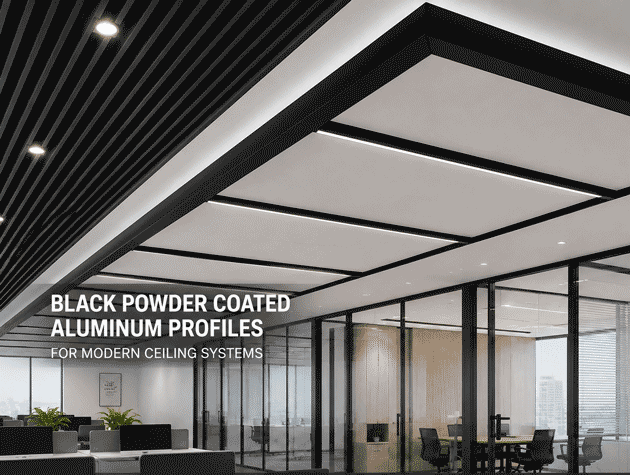 Application Case of Powder-Coated Aluminum Profiles in Modern Office Space Ceilings